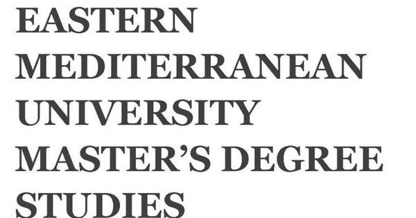 Eastern Mediterranean University Master