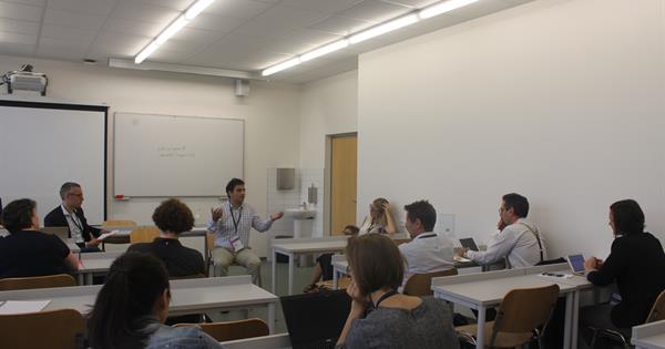 CPC Research Assistant, Devrim Şahin, delivered a speech on "the Spectrum of Humanitarian Intervention" in the University of Economics, Prague 